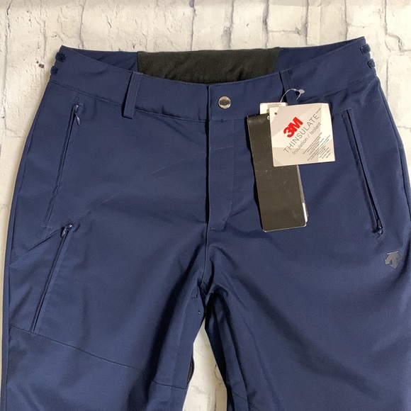 NWT - Descente Norah Insulated Ski Pants. Size 10. Dark Night Blue. - Picture 3 of 9